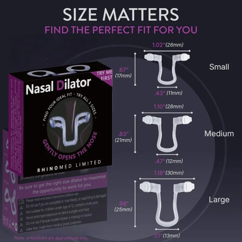 3 أحجام جهاز إيقاف الشخير سيليكون مشبك أنف مرن لوازم مكافحة الشخير موسع الأنف لنوم أفضل وتحسين تدفق الهواء #6