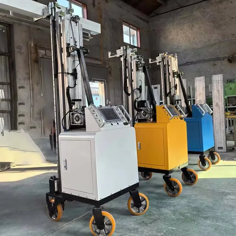 Wall Plastering Machine with Adjustable Height/Thickness – Customizable Design for Home Improvement Rendering