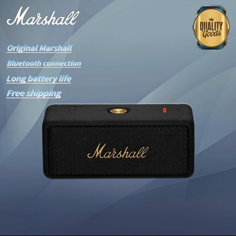 New Marshall EMBERTON Original Wireless Bluetooth Speaker High Sound Quality Waterproof Stereo Bass First Generation Speaker