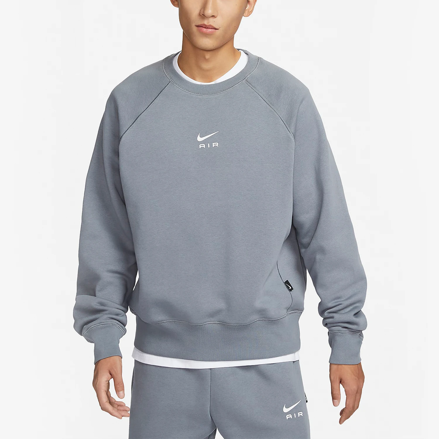 

Оригинальная новая мужская толстовка Nike с круглым вырезом и флисовой подкладкой, теплая спортивная толстовка для отдыха FB7204-065