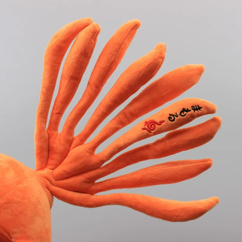 Kurama boneca de pelúcia dos desenhos animados brinquedo bonito macio recheado kyuubi raposa boneca de pelúcia para crianças presente aniversário 20cm