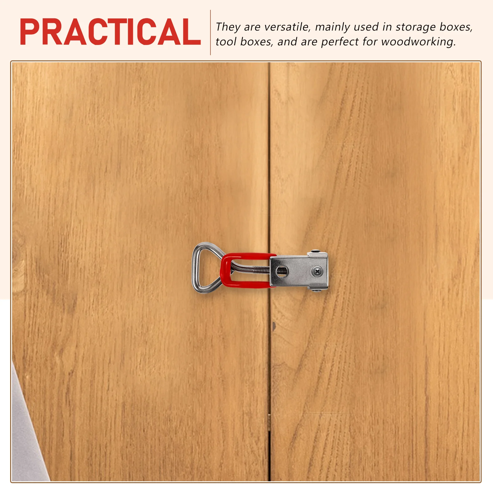 

Adjustable Toggle Clamp Latch Heavy Duty Metal Cabinet Lock For Door Box Window Tool Chest Durable Fastening Clip