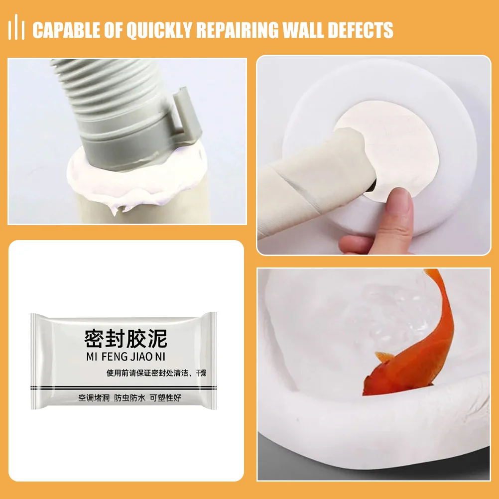 10 قطعة شريط تسرب مقاوم للماء متعدد الاستخدام ختم الطين للمنزل تسرب المياه جدار الكراك إصلاح بركة المعجون الايبوكسي تسرب السدادة #5