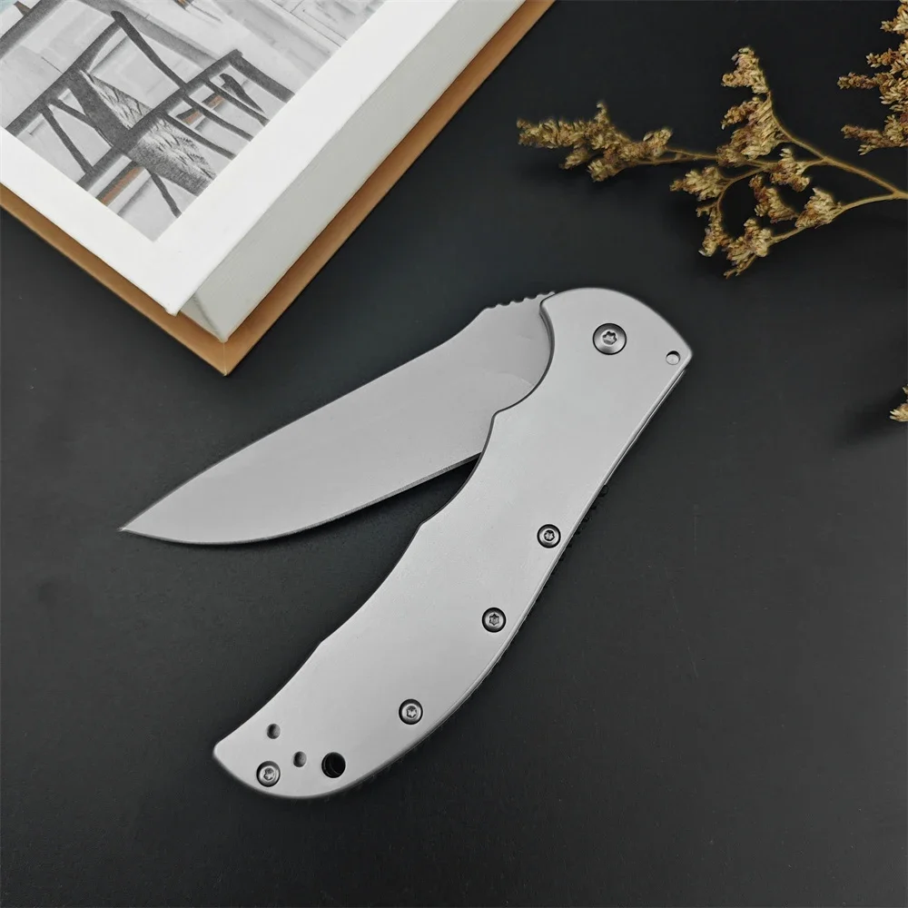 KS 3655 Pocket Folding Knife 8Cr13Mov Blade 420 Steel Handle High Quality Hunting Knife Outdoor Camping Survival Tactical Tools