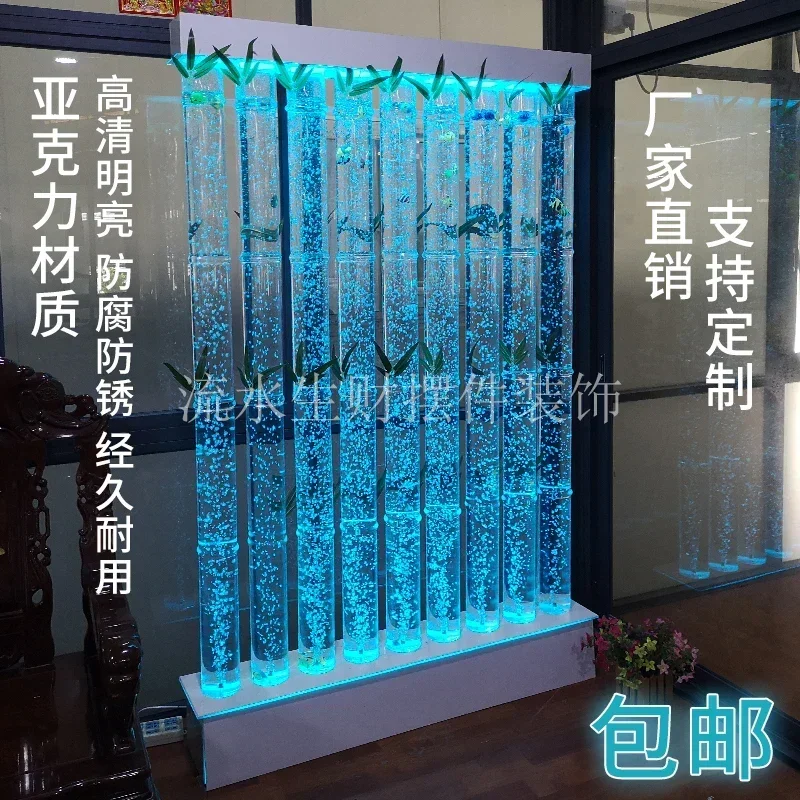 Direct Selling Featured Hallway Partition Bamboo Screen Bath Wall Fish Tank Decoration