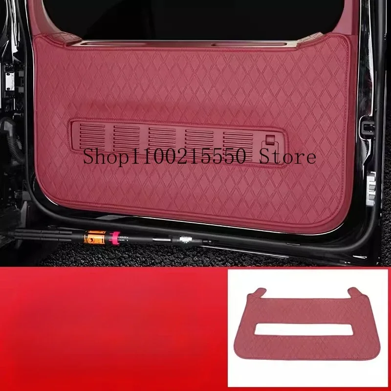 Car Tailgate Protection Leather Door Anti Kick Collision Trunk Anti Scratch Decoration  For Tank 700 Hi4-T 2024 2025 Accessories