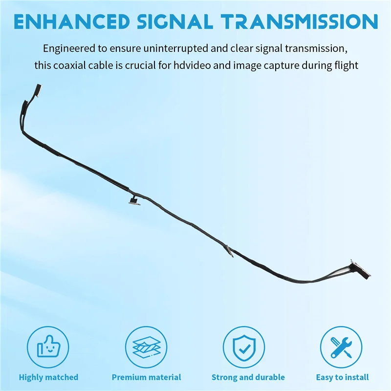 A003 para dji m30t câmera gimbal linha coaxial cabo ptz linha de sinal fio flexível de transmissão