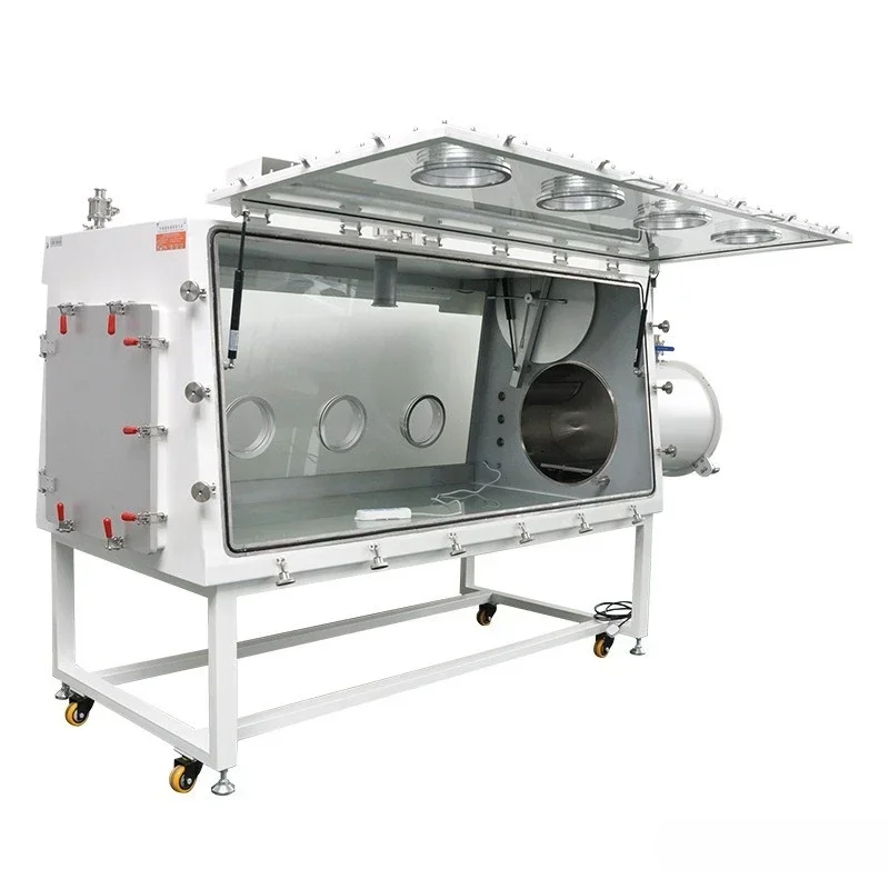 Double-sided multi-station glove box, anhydrous and anaerobic operation box