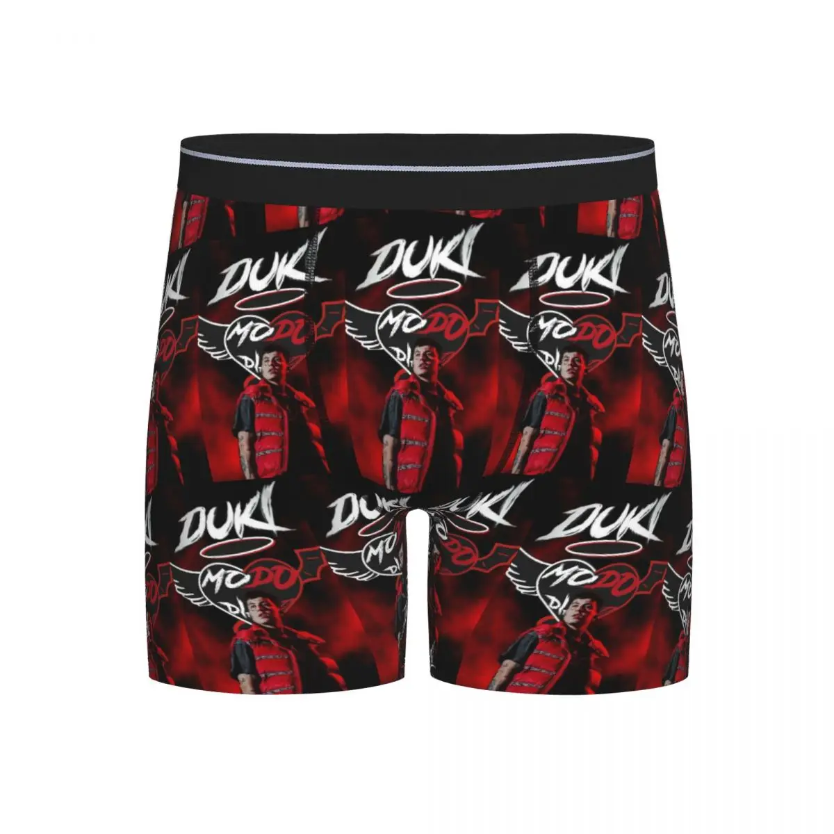 

Длинные трусы-боксеры, шорты Duki, аксессуары для певицы, рэпера, мужские трусы, мягкое нижнее белье для мужчин, подарок бойфренду