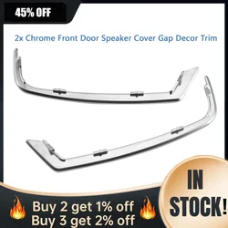 2 Stuks Auto Voordeur Luidspreker Cover Gap Decoratieve Trim Auto Tweeter Gap Plug Trim Voor Bmw 5 Serie F10 2011-2017 Accessoires
