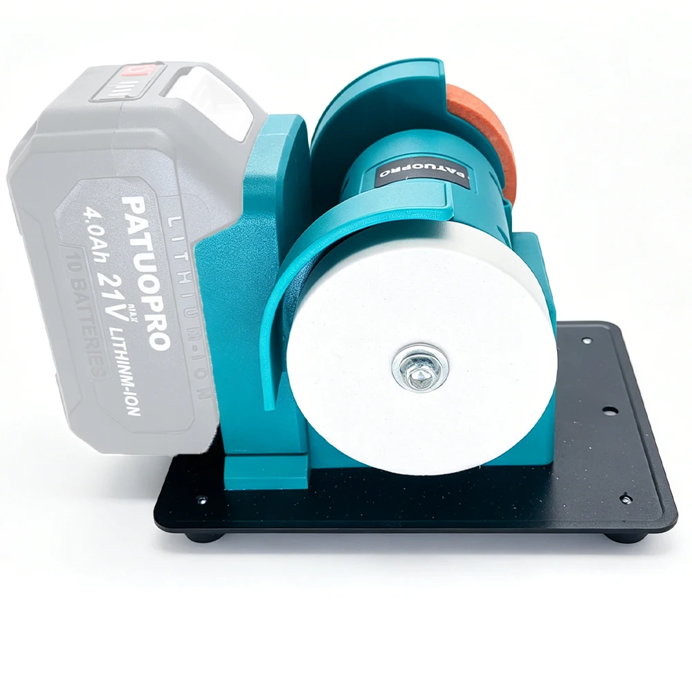 Mini Cordless Dual-Wheel Electric Bench Grinder Compact DIY Polishing Tool Electric Sharpener For Makita 18V Battery