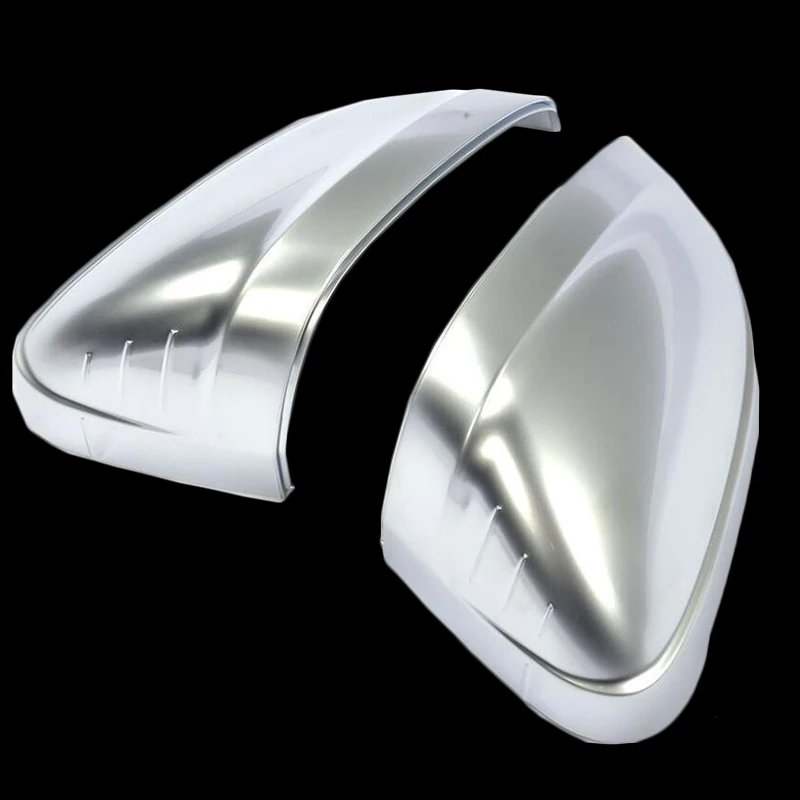 

1Pair Car Side Mirror Housings Cap Full Replacement Fit For Audi A4 B9 2017 matt chrome Silver mirror case shell