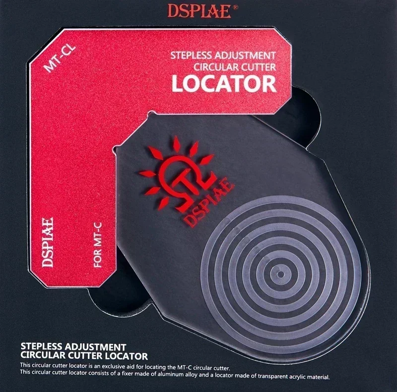

Dspiae Mt-C Stepless Adjustable Circular Cutter Locator Craft Tool Hobby Accessory Model Assembly Cutting Kit For Diy Projects
