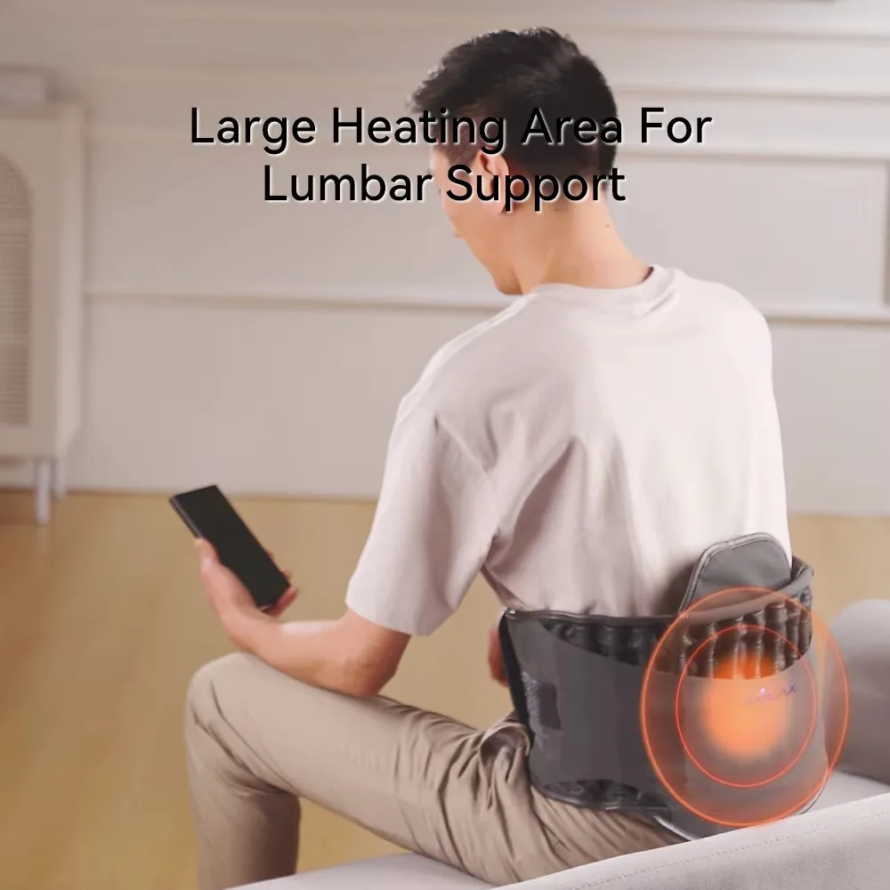 STLFMulti-Function التدفئة بيان الإغاثة كرسي داعم للفقرات القطنية حزام خصر التدفئة اللاسلكية الاهتزاز مدلك الخصر لتخفيف آلام الظهر #4