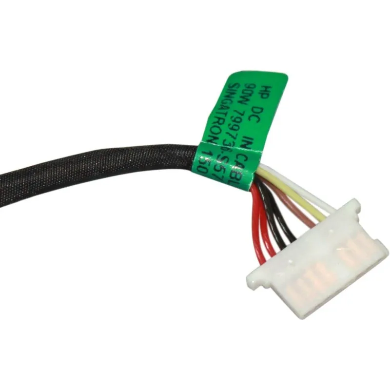 교체 DC 전원 잭 충전 포트 커넥터 케이블 플러그, HP 파빌리온 250 255 G4 G5 15-DA 15-DB 15-AY 15-AC 시리즈용