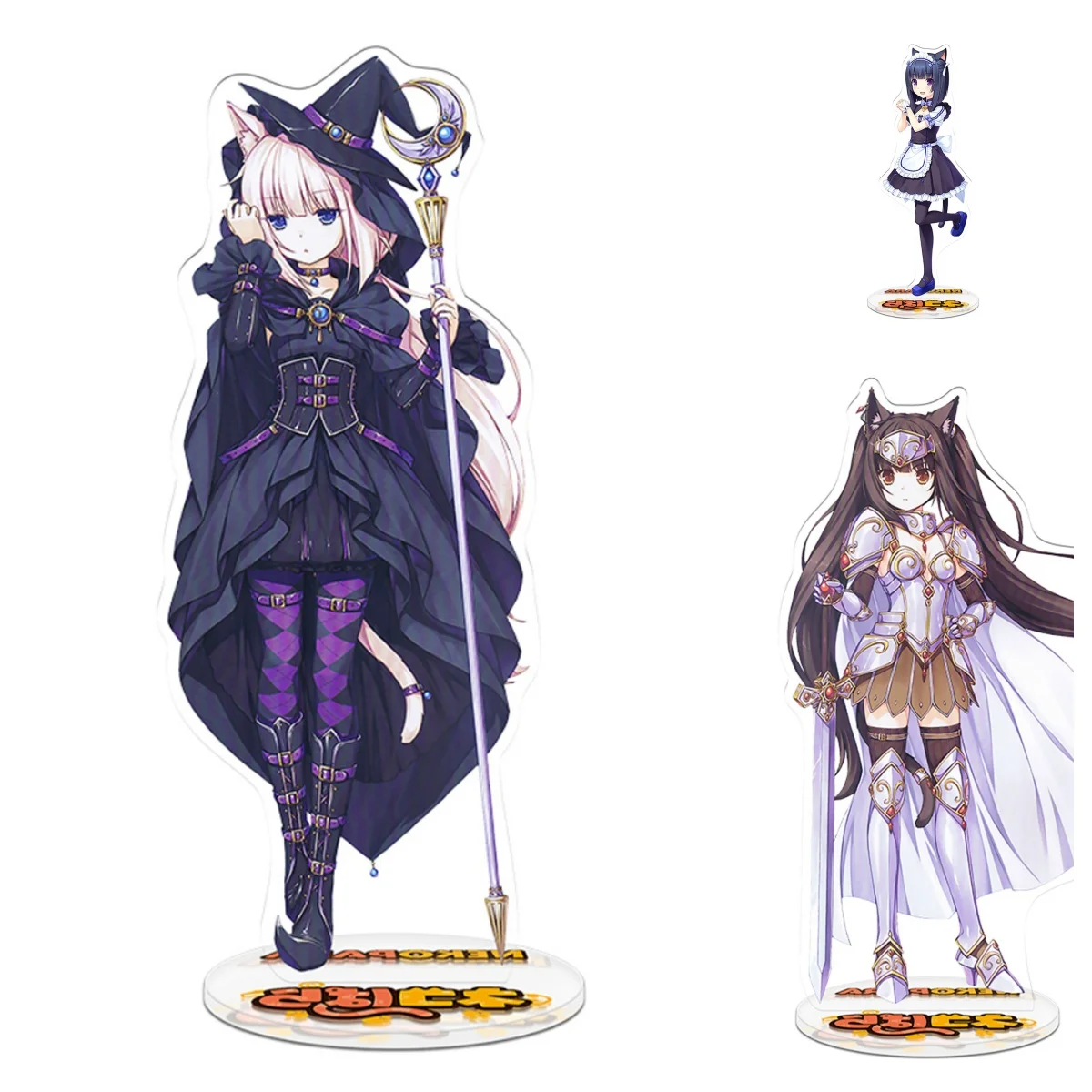 

New Anime Nekopara 15CMAcrylic Stand Ornaments Rumi Zoey Mira Decorations cosplay Accessories Christmas Gifts