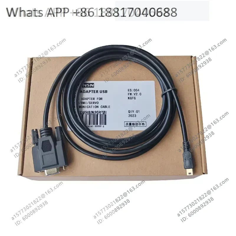 1PC for Xinjie DS2 3 5B 5C 5E 5L Series Servo Driver Debugging Cable Download Cable RS232 Serial Port