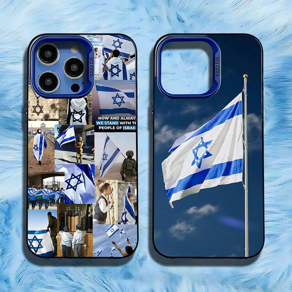 

Blue Star of D-David Phone Case For iPhone 16,15,14,13,12,11,Pro,Max,Plus,Mini,SE Anti Fall Blue Matte Hard Bumper