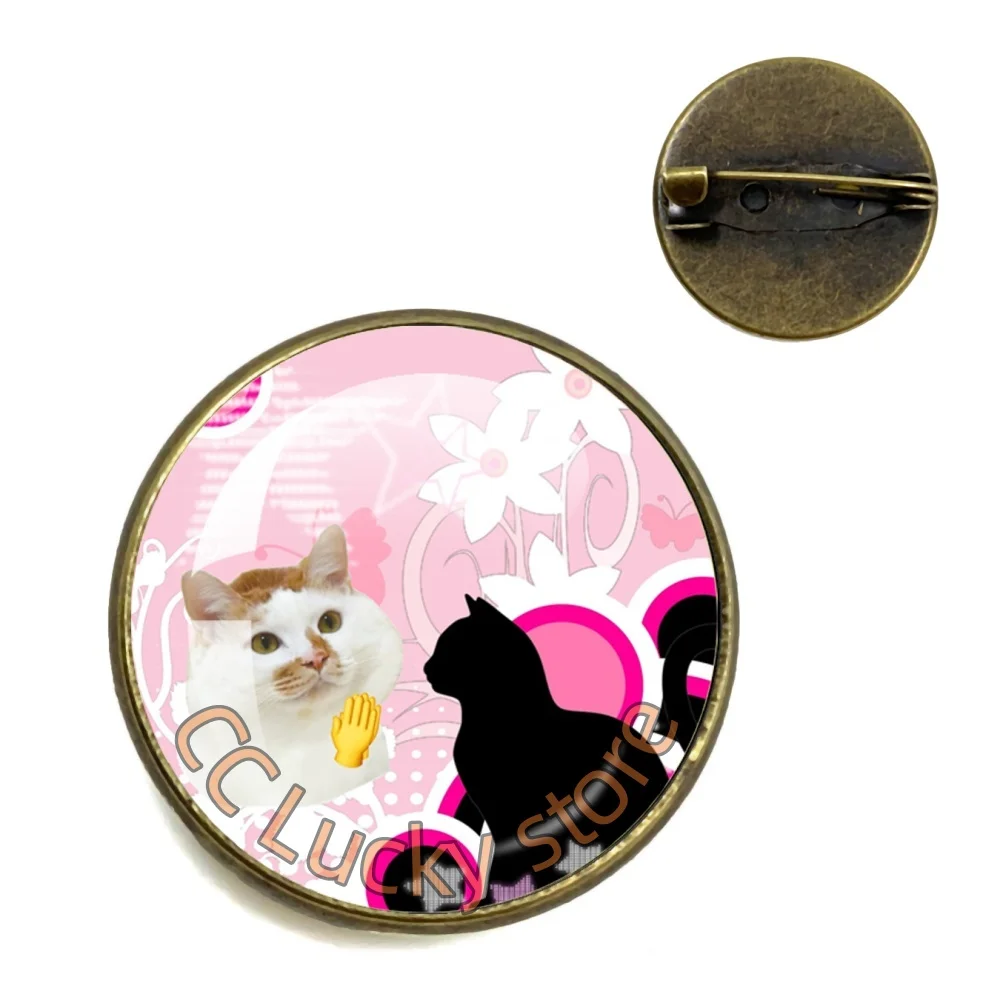 Digital Vector Aesthetic Y2K Aesthetic 20mm/25mmBadges Button Round Creative Pin Brooch Badge Decor Fans Collect Gifts JD005 - view 5