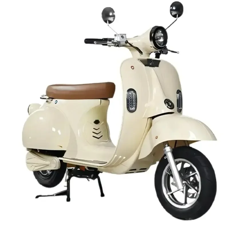 Hot selling Classic Vespa Electric E Motorcycle Scooter electric bicycle Roman Holiday 72V20A li-battery