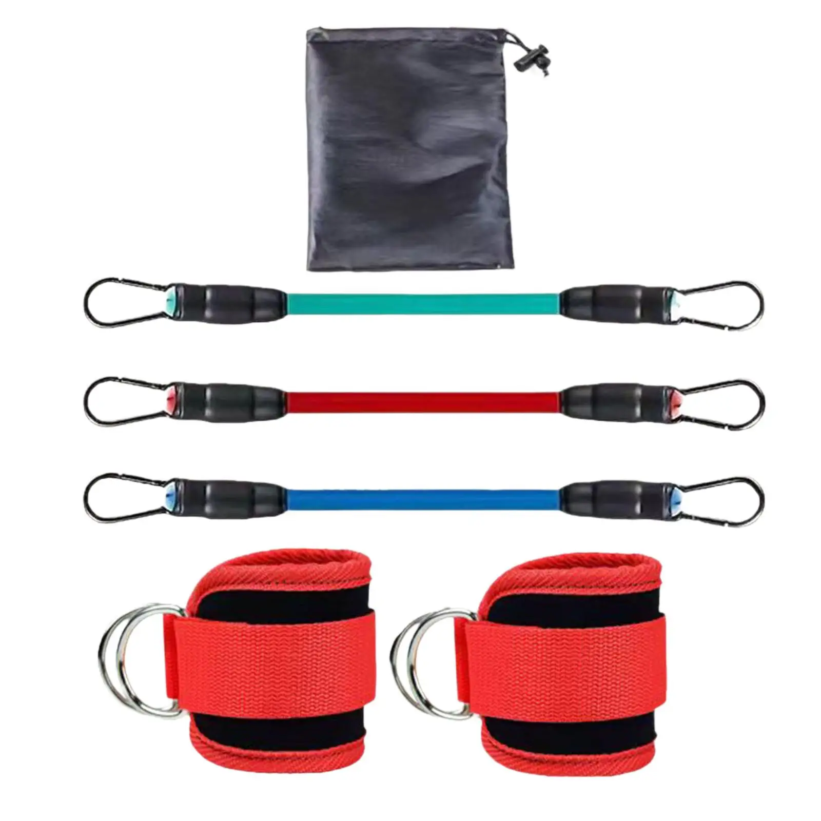 Ankle Resistance Bands with Cuffs 10lbs 20lbs 30lbs 3 Different Levels