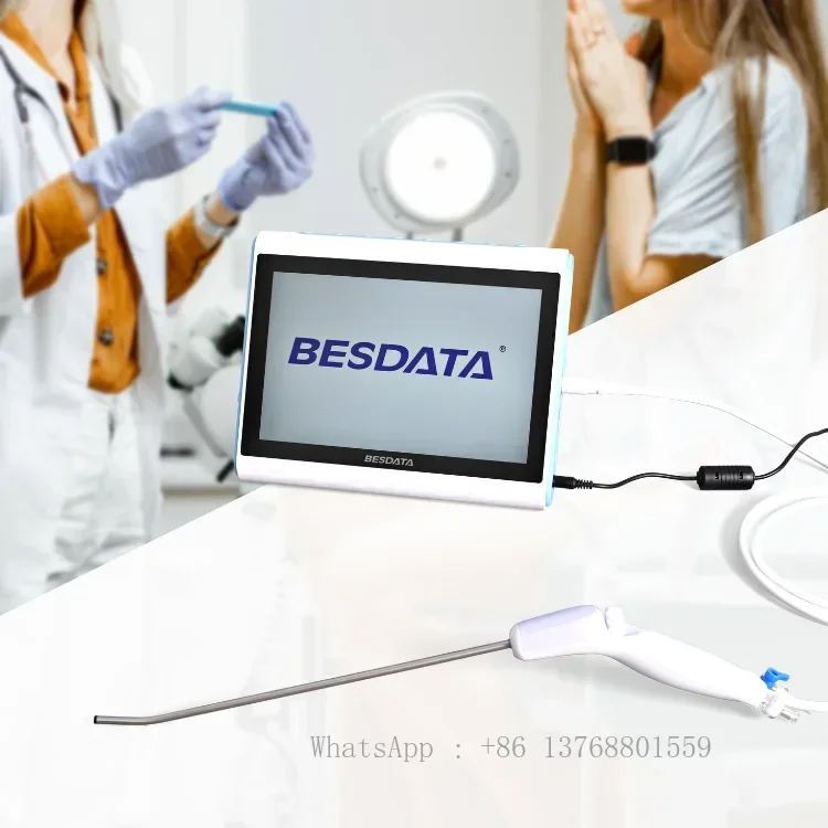 

BESDATA оптовая продажа HD видео одноразовый гистероскоп портативный одноразовый для гина