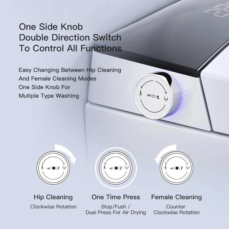 العلامة المائية الحائط الأدوات الصحية الذكية خزانة المياه الحمام السيراميك الاستشعار التلقائي مقعد الجدار معلقة المرحاض الذكي #6