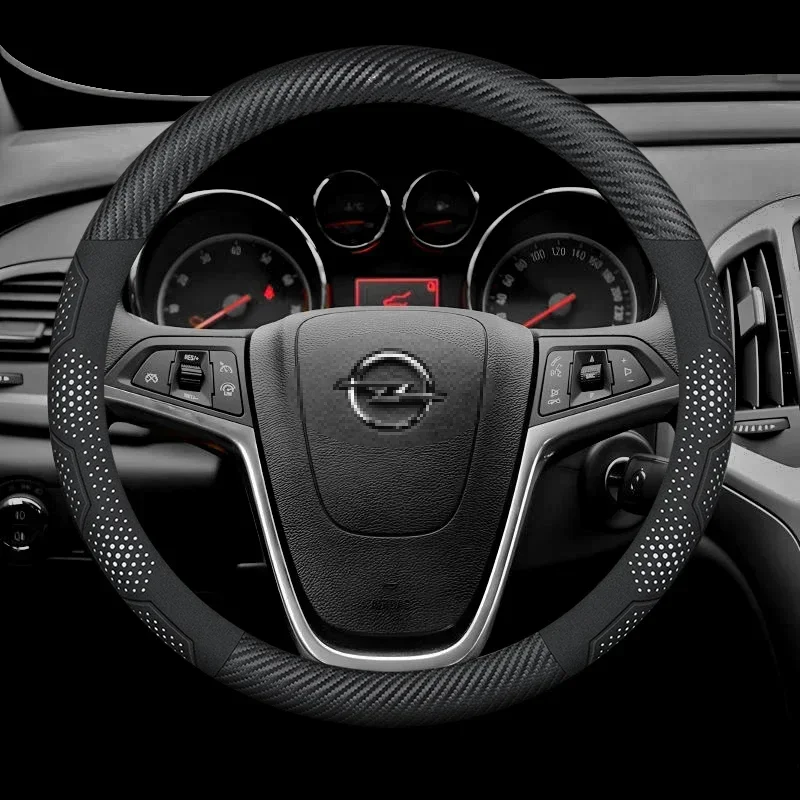 

Car Steering Wheel Cover For Opel ASTRA CORSA INSIGNIA MOKKA VECTRA GTC Tigra Adam Combo Delica Zafira Crossland-X Grandland