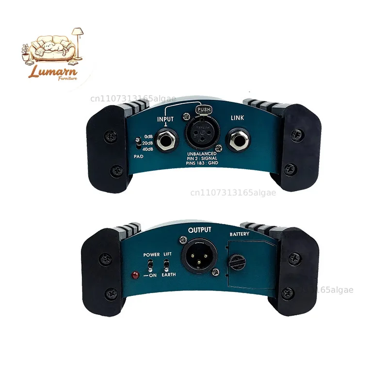 Active DI Box Impedance Converter DIBOX Stage Effects Phantom Power Active DI Box BOX