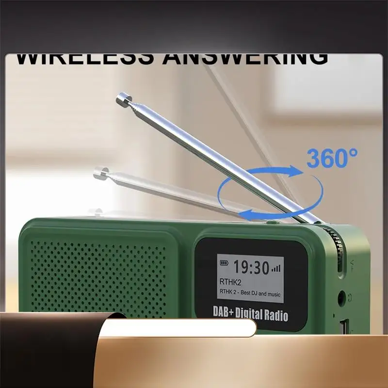 

Портативное цифровое радио DAB +, Bluetooth FM-радио на солнечной энергии, поддержка U-диска, TF-карта, Mp3, воспроизведение, громкоговоритель, ЖК-дисплей-N35R