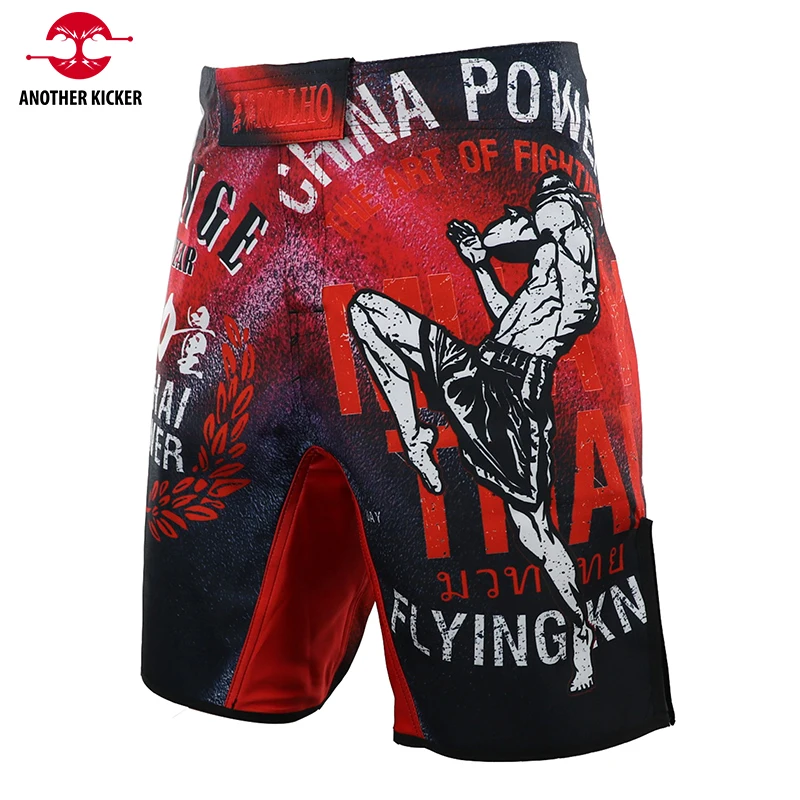 Kickboxing Fight Shorts Men's MMA Boxing Shorts Sublimated Combat Mixed Martial Arts Clothing BJJ Grappling Cage Fighting Trunks