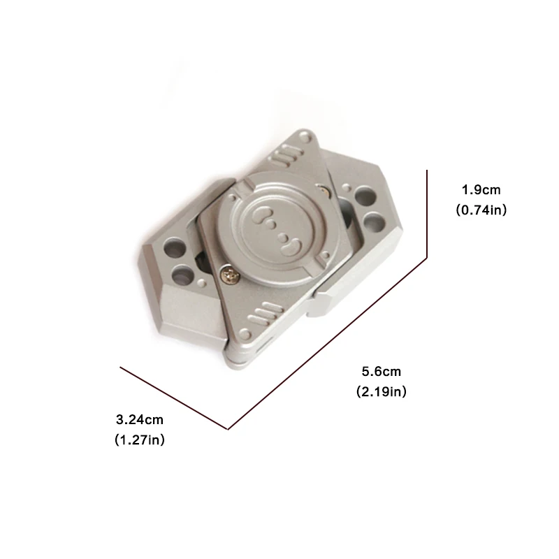 Genial estilo mecánico EDC Spinner de mano armadura abierta Fidget Spinner TDAH juguete de concentración Oficina juguete para aliviar el estrés regalo para adultos