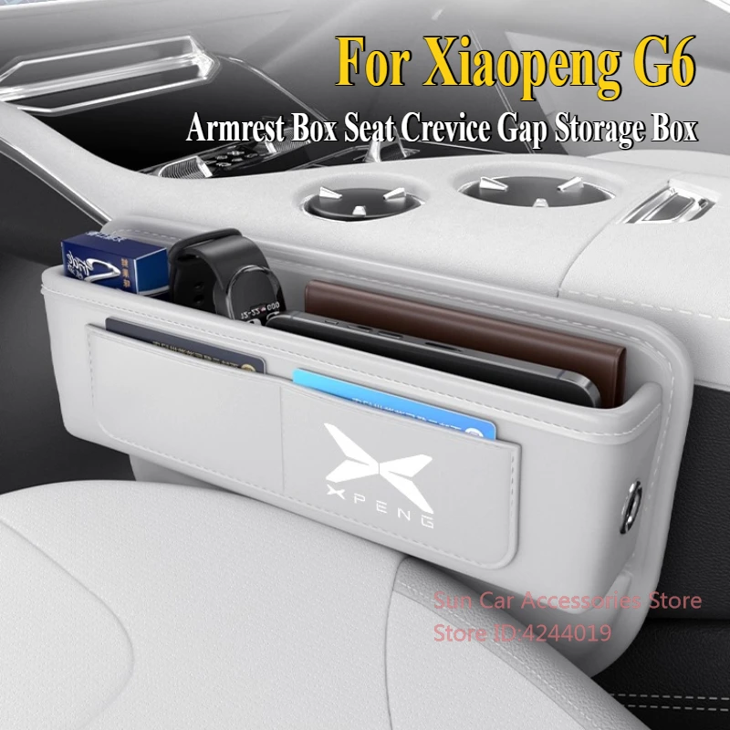 

For Xpeng Xiaopeng G6 2024 Central Control Armrest Box Seat Crevice Gap Storage Box Car Interior Modified Accessories