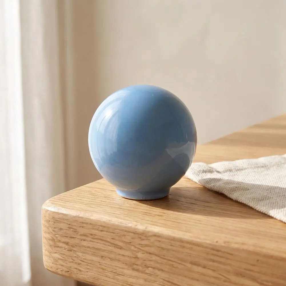 Ceramic Ball Cabinet Knobs Easy Grip Drawer Handles Colorful Ceramic Ball Knobs Modern Round Drawer Pulls Stylish for Wardrobes