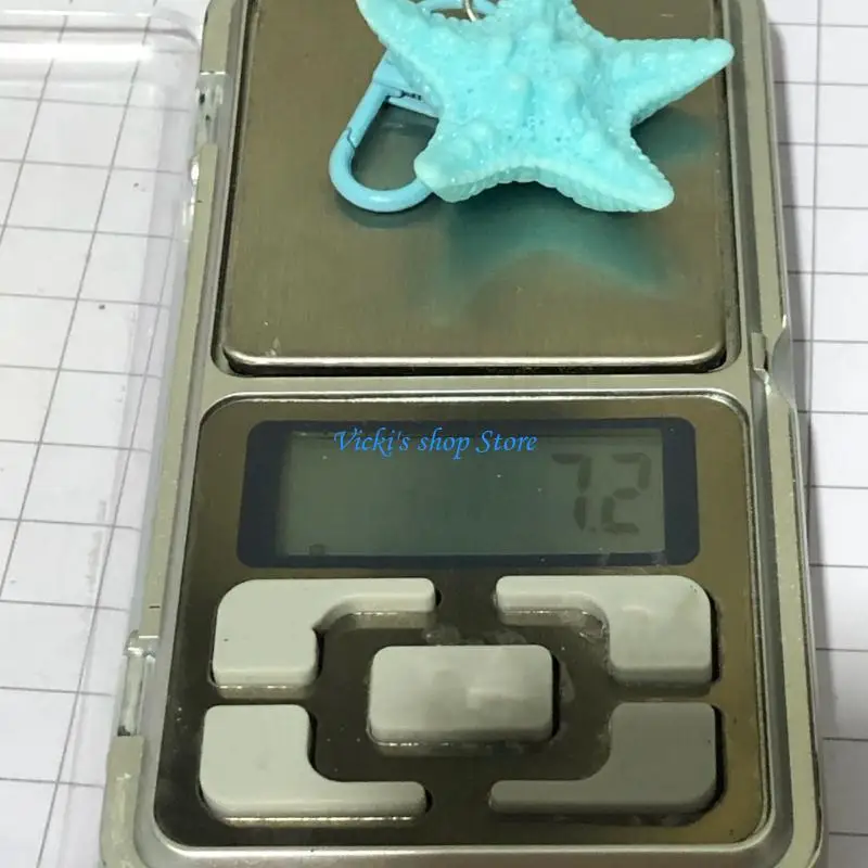 Sea Star Shaped Keyring Detachable Phone Lanyard Keychain Bag Ornament