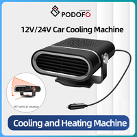 Podofo Car Heater 12V/24V 150W Car Heater Electric Cooling Heating Automatic Windshield Defroster Defroster Electric Fans