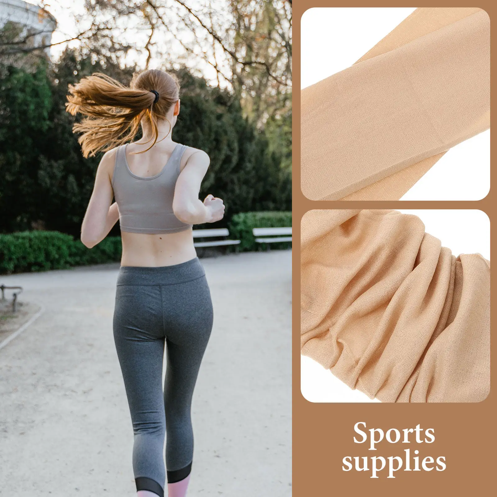 2Pcs Tattoo Cover Elastic Elbow Brace Breathable Lightweight Elbow Support Sleeve for Weightlifting Basketball Baseball