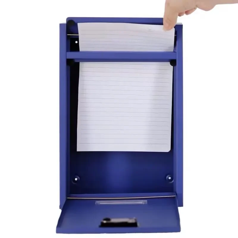 Outdoor Wall Mount Password Lock Mailbox with Slot Weatherproof Mailings Easily Install  Household Farmhouse Mail Box Commerci