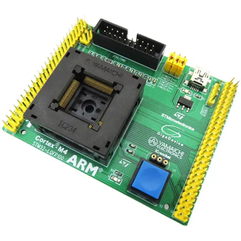 Tomadas de teste Opentop ATMEL, ATmgea2560, 1280, 325 soquetes de queima, soquetes de programação, QFP100, banco Socketstest