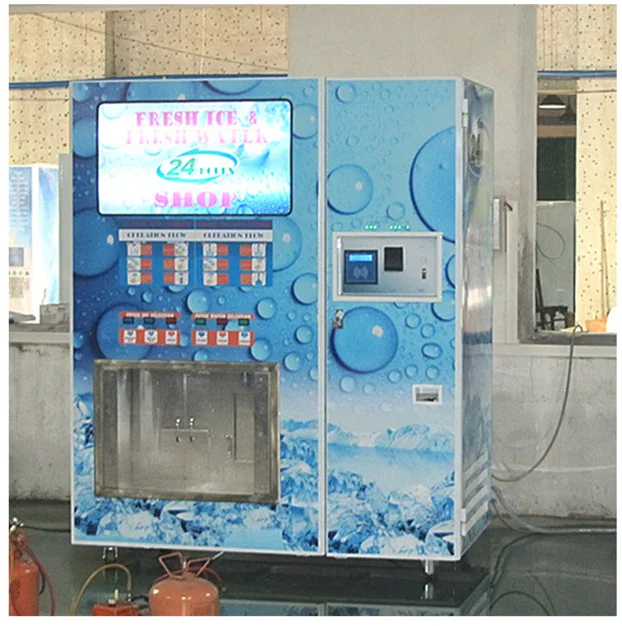 Distributore automatico di sacchetti per cubetti di ghiaccio automatico per esterni, distributore automatico di sacchetti per cubetti di ghiaccio, affari in vendita