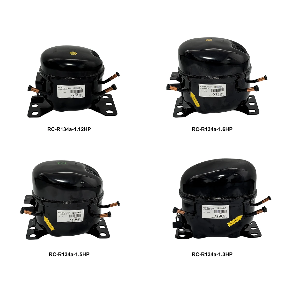 220-240V 50Hz Variable Frequency R134a Refrigerator Compressor Refrigeration Parts