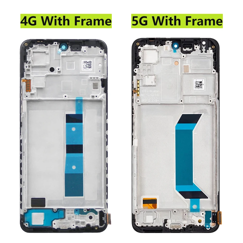 AMOLED Note12 4G LCD Display Screen For Xiaomi Redmi Note 12 23021RAAEG LCD Display with Touch Screen Digitizer Note 12 5G LCD