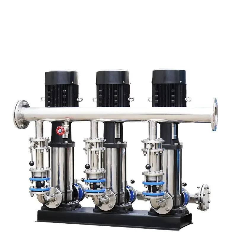 Vertical, multi-stage circulating water heating fire pump