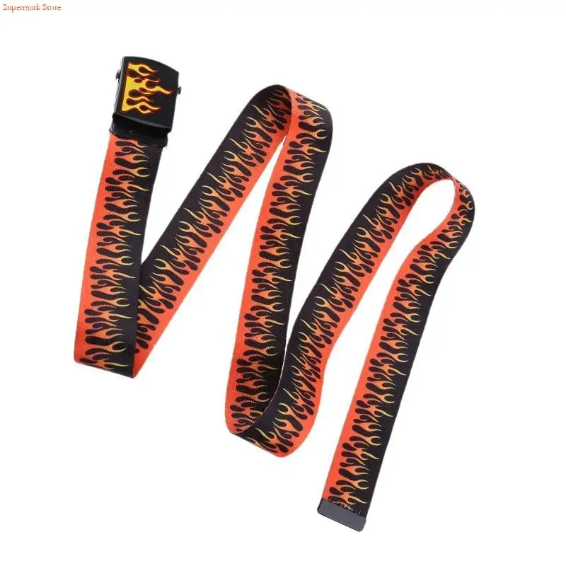 Q5WE Plain Webbing Waist Strap Men's Jeans Waist Belt Adjustable Canvas Waistband