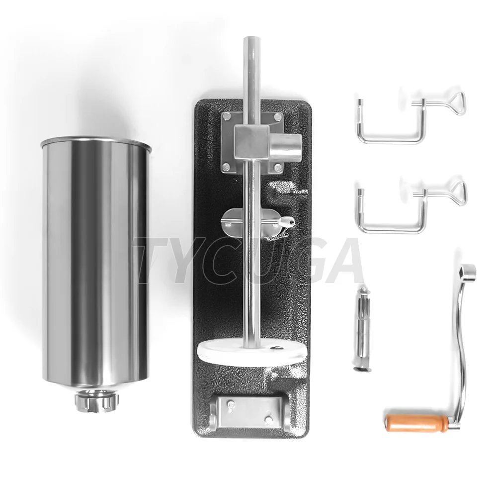 8.8LBS Sausage Stuffer Homemade Stainless Steel Sausage Filling Machine Sausage Syringe Meat Filler Sausage Maker For House