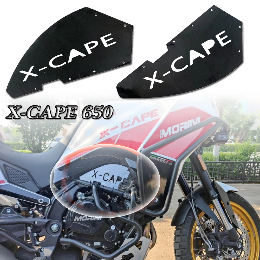 For Moto Morini X-Cape 650 heat shield anti-scalding Morini X Cape 650 XCape 650 Xcape650 Acrylic Plate 2022 2023