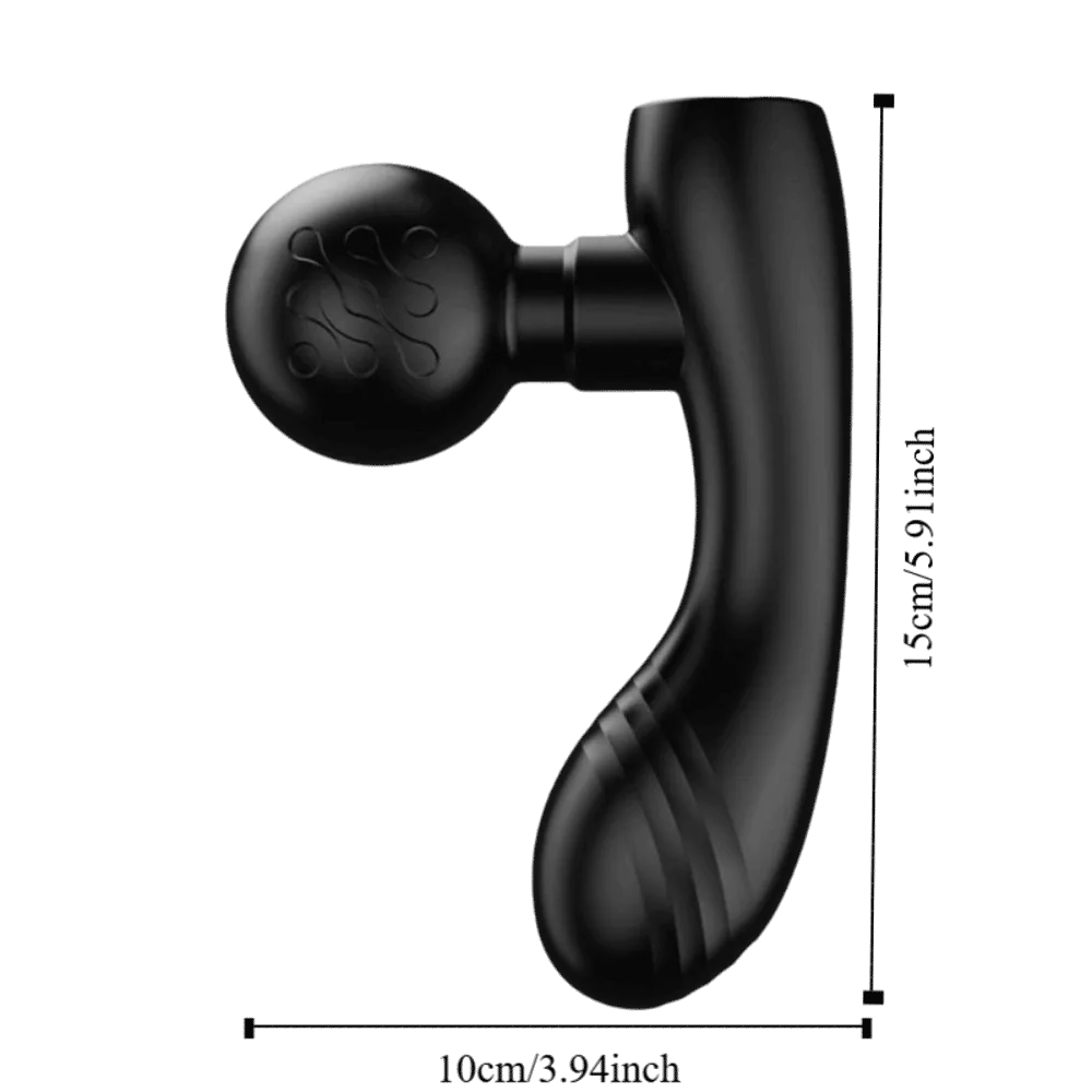 Adjustables Mini Fascia Massager Soft Massage Head Easy To Operate Deep Tissue Massage Device Wear Resistant Portable