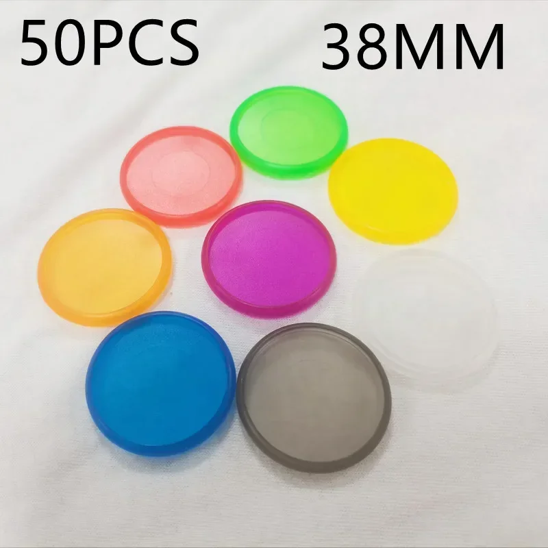 50 pcs38mm duża solidna pierścieniowa klamra wiążąca półprzezroczysty matowy, luźny notatnik z otworem na grzyby plastikowy dysk wiążący.