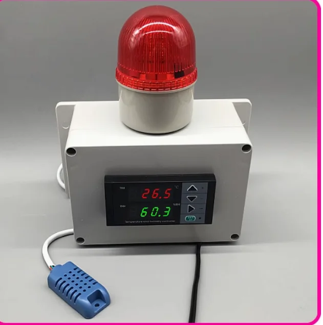 

Electronic thermometer, warehouse room temperature and humidity alarm