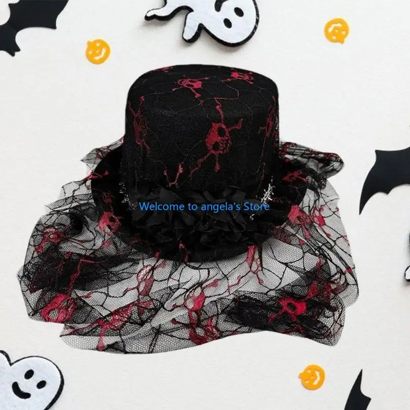 X4YC Ladies Fashionable Hat Party Ornament Halloween Witch Hat Fashion Creative for Witch And Vampires Costumes
